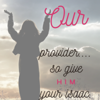 The LORD our provider.... so give Him your Isaac.